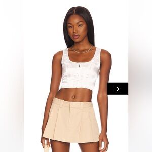 NWT Superdown Poppy Satin Corset top